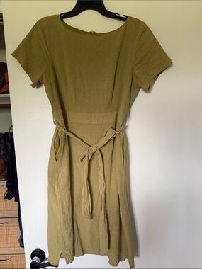 Roolee Olive Green Dress